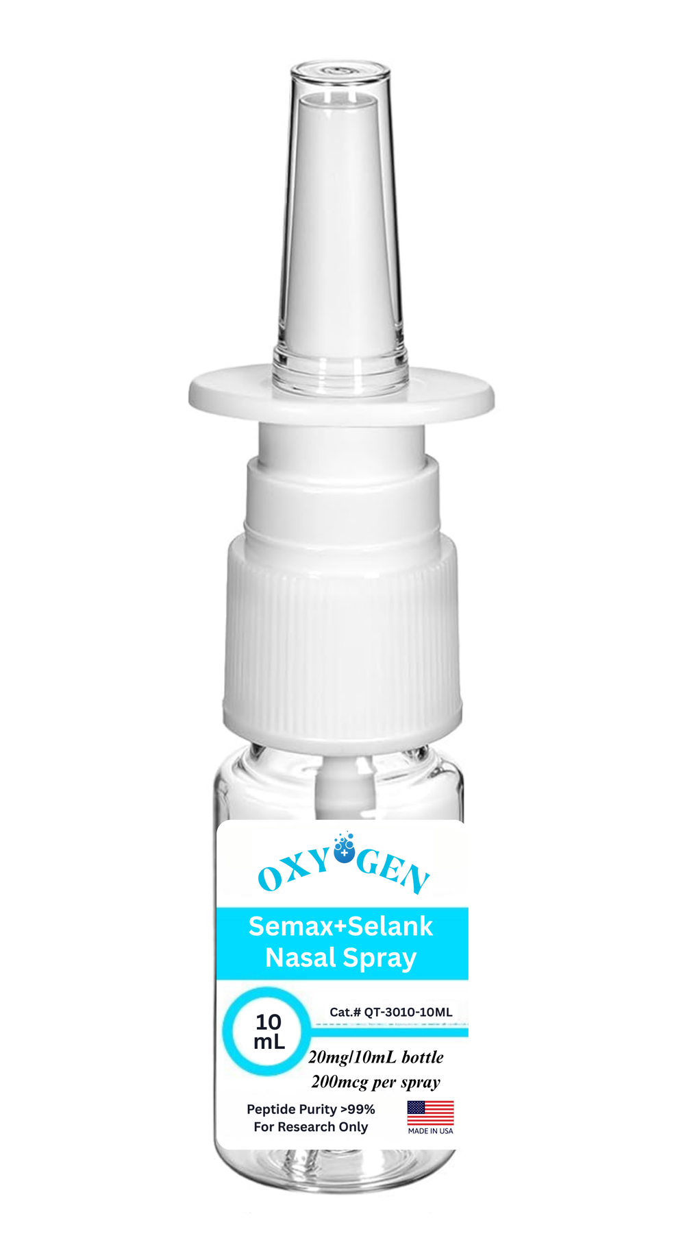 OxyGen® Semax-Selank Nasal Spray (20mg/10mL)