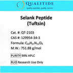 Selank tuftsin peptide molecular structure and benefits overview
