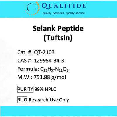 Selank tuftsin peptide molecular structure and benefits overview